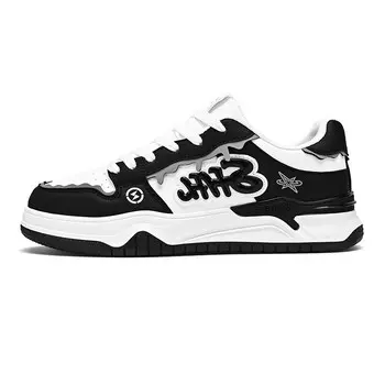 Кеды мужские, обувь для скейтбординга низкая Dm, белый/синий