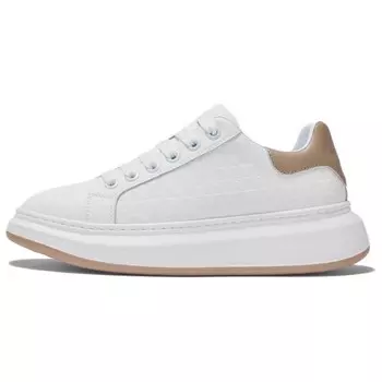 Кеды мужские, обувь для скейтбординга низкая Fairwhale, цвет White/Beige