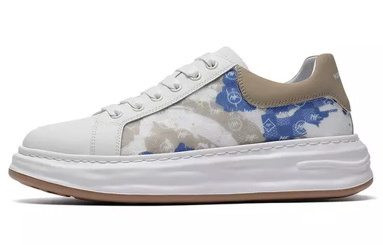 Кеды мужские, обувь для скейтбординга низкая Fairwhale, черный/белый