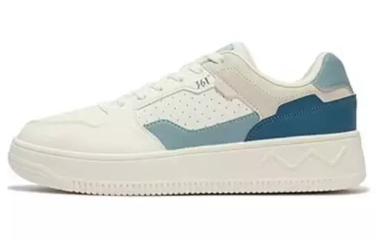 Кеды мужские, обувь для скейтбординга низкая Feather белый/Force Blue 361°