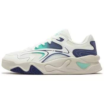 Кеды мужские, обувь для скейтбординга низкая Feather белый/ночно-синий 361°