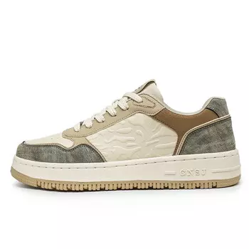 Кеды мужские, обувь для скейтбординга низкая G.N.Shijia, коричневый