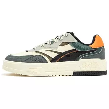 Кеды мужские, обувь для скейтбординга низкая гипсовый цвет / лунно-серый 361°