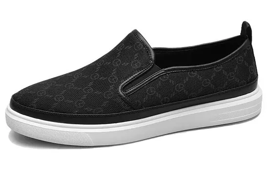 Кеды мужские, обувь для скейтбординга низкая Goldlion, черный