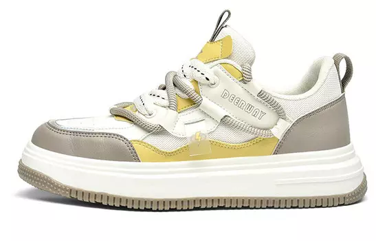 Кеды мужские, обувь для скейтбординга низкая хаки Deerway