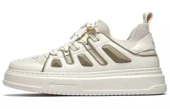 Кеды мужские, обувь для скейтбординга низкая Harson, бежевый/черный