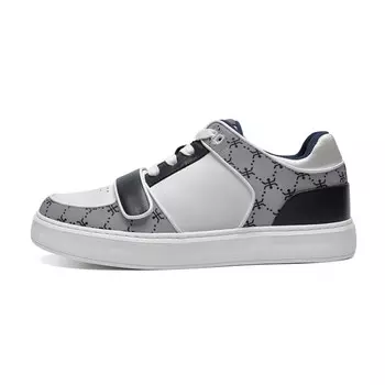 Кеды мужские, обувь для скейтбординга низкая He Jinchang, черный/белый