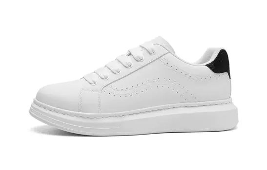 Кеды мужские, обувь для скейтбординга низкая Hla, белый/черный