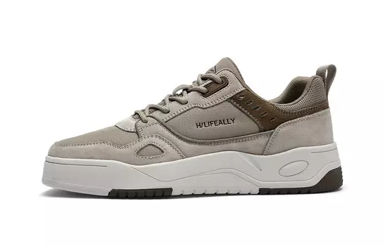 Кеды мужские, обувь для скейтбординга низкая Hla, цвет White Gray