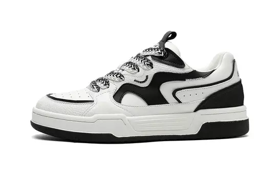 Кеды мужские, обувь для скейтбординга низкая Hla, белый/коричневый