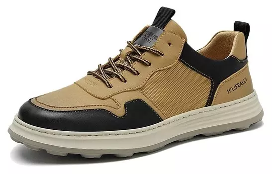 Кеды мужские, обувь для скейтбординга низкая Hla, желтый