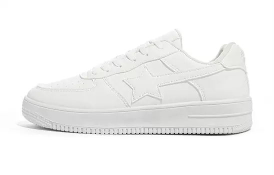 Кеды мужские, обувь для скейтбординга низкая Humanism 1986, белый/черный