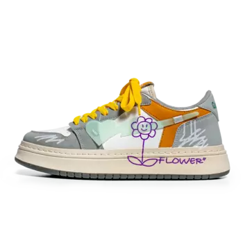 Кеды мужские, обувь для скейтбординга низкая Jioushen, светло-серый