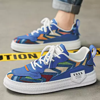 Кеды мужские, обувь для скейтбординга низкая Jioushen, цвет Denim Blue