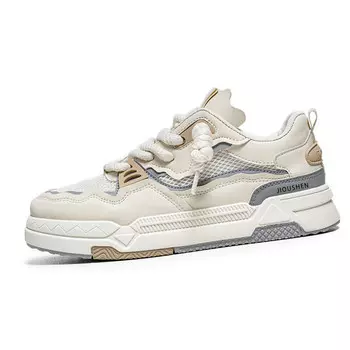 Кеды мужские, обувь для скейтбординга низкая Jioushen, бежевый