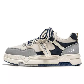 Кеды мужские, обувь для скейтбординга низкая Jioushen, цвет White Gray