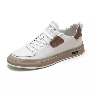 Кеды мужские, обувь для скейтбординга низкая коричневый Oceania Roo