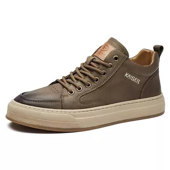 Кеды мужские, обувь для скейтбординга низкая коричневый Kaiser