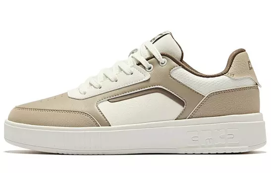 Кеды мужские, обувь для скейтбординга низкая Легкий лен Микрокристаллический Белый Erke