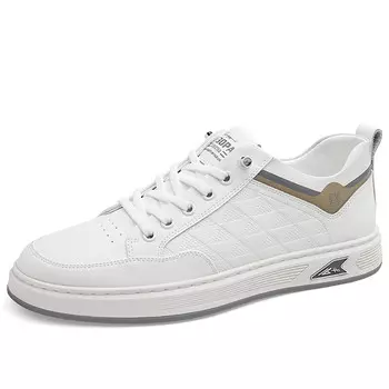 Кеды мужские, обувь для скейтбординга низкая Liangguan, белый