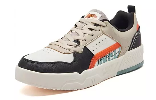 Кеды мужские, обувь для скейтбординга низкая Light кость/черный 361°