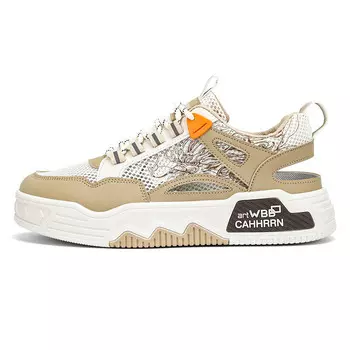 Кеды мужские, обувь для скейтбординга низкая M.M Party, белый/красный