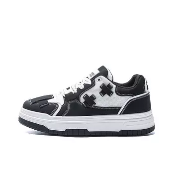 Кеды мужские, обувь для скейтбординга низкая Meiretu, черный