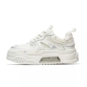 Кеды мужские, обувь для скейтбординга низкая Moerbai, цвет White Silver