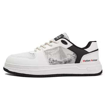 Кеды мужские, обувь для скейтбординга низкая Motion Armor, цвет Standard white black