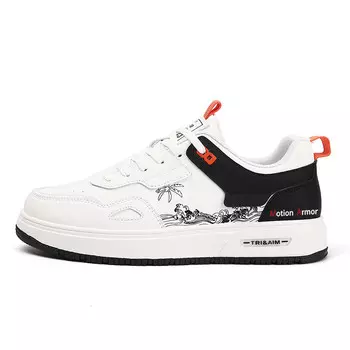 Кеды мужские, обувь для скейтбординга низкая Motion Armor, цвет Standard white black