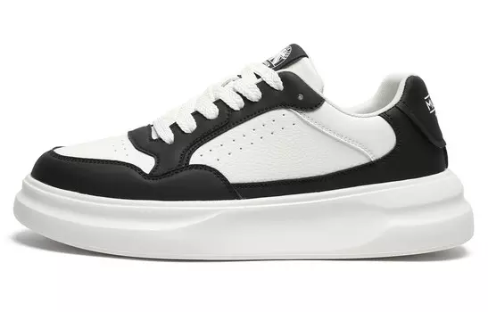 Кеды мужские, обувь для скейтбординга низкая Mulinsen, белый/черный