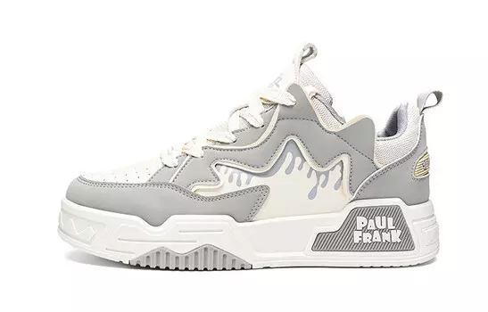 Кеды мужские, обувь для скейтбординга низкая Paul Frank, белый/черный