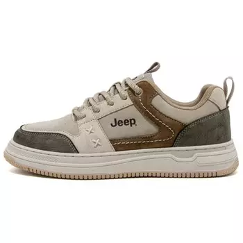 Кеды мужские, обувь для скейтбординга низкая Песочный Jeep, цвет Sand