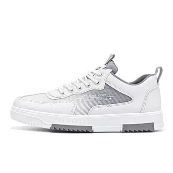 Кеды мужские, обувь для скейтбординга низкая Play Cobbler, белый/голубой