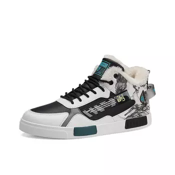 Кеды мужские, обувь для скейтбординга низкая Play Cobbler, черный/зеленый