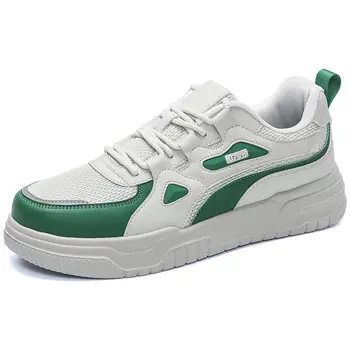 Кеды мужские, обувь для скейтбординга низкая Prince Mcqueen, белый/зеленый