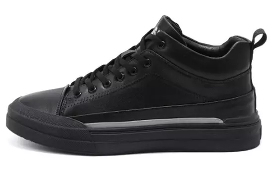 Кеды мужские, обувь для скейтбординга низкая Pure Black Fairwhale