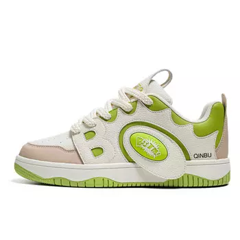 Кеды мужские, обувь для скейтбординга низкая Qinbu, цвет White Gray