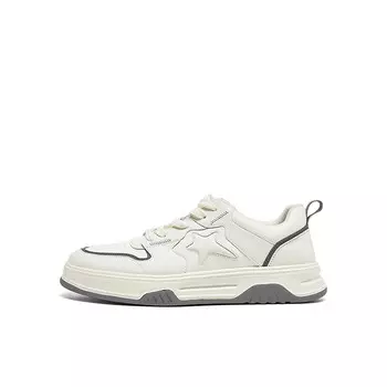 Кеды мужские, обувь для скейтбординга низкая Red Dragonfly, цвет White/Apricot