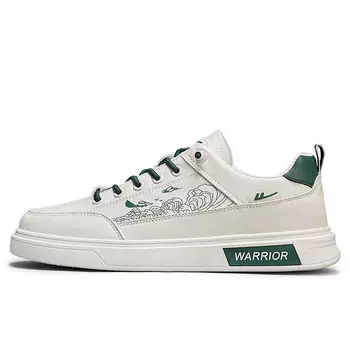 Кеды мужские, обувь для скейтбординга низкая рис / темно-зеленый Warrior