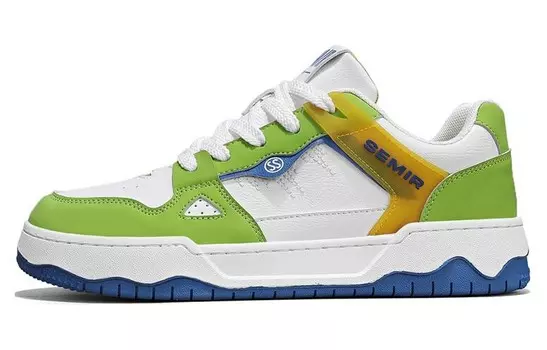 Кеды мужские, обувь для скейтбординга низкая Semir, цвет Yellow/Green