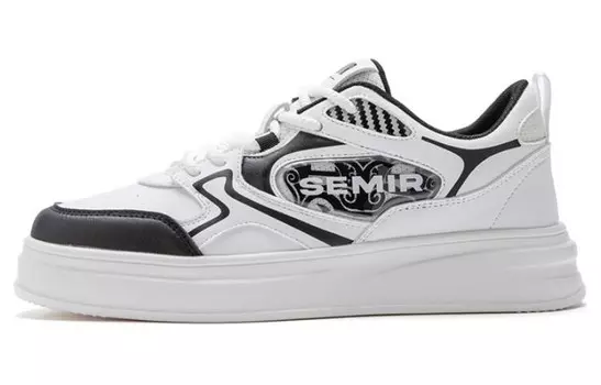 Кеды мужские, обувь для скейтбординга низкая Semir, бежевый/черный