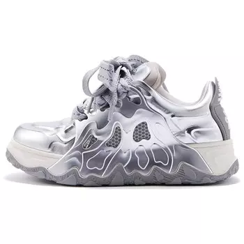 Кеды мужские, обувь для скейтбординга низкая Septwolves, серебряный