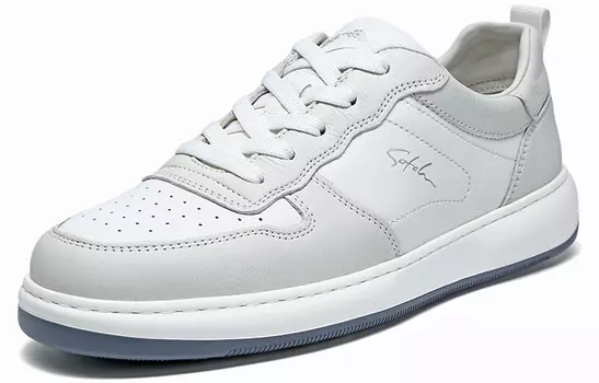 Кеды мужские, обувь для скейтбординга низкая серый Satchi