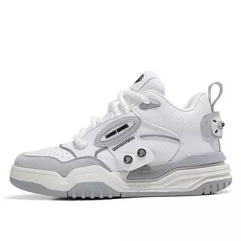 Кеды мужские, обувь для скейтбординга низкая серый/черный Vidory Angel