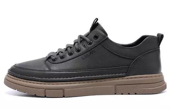 Кеды мужские, обувь для скейтбординга низкая серый Eblan