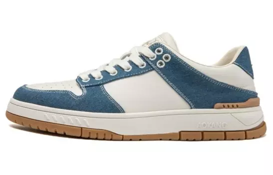 Кеды мужские, обувь для скейтбординга низкая синий Aokang