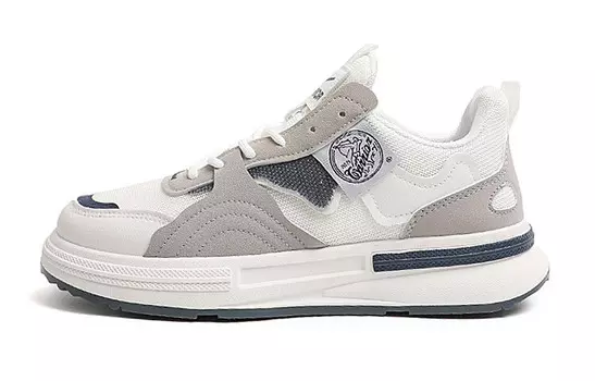 Кеды мужские, обувь для скейтбординга низкая синий Warrior