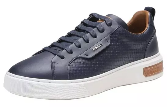 Кеды мужские, обувь для скейтбординга низкая синий Bally