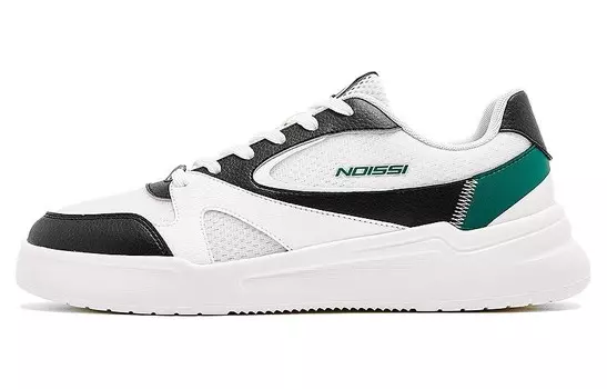 Кеды мужские, обувь для скейтбординга низкая слоновая кость/черный Qiaodan